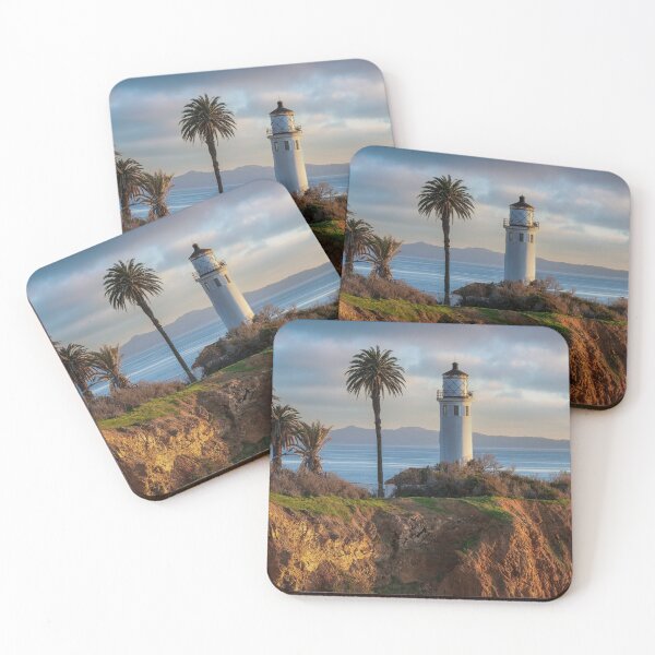 Item preview, Coastal Lighthouse at Sunset | California Ocean Landscape designed and sold by TheHikersEye.