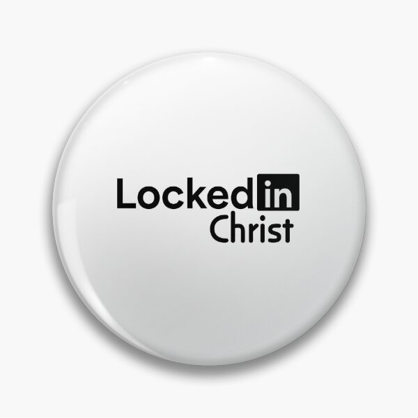 Item preview, Locked In Christ – Christian Faith Typography T-Shirt Design designed and sold by CrossCrafted.