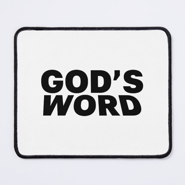 Item preview, God's Word – Christian Faith Typography T-Shirt Design designed and sold by CrossCrafted.