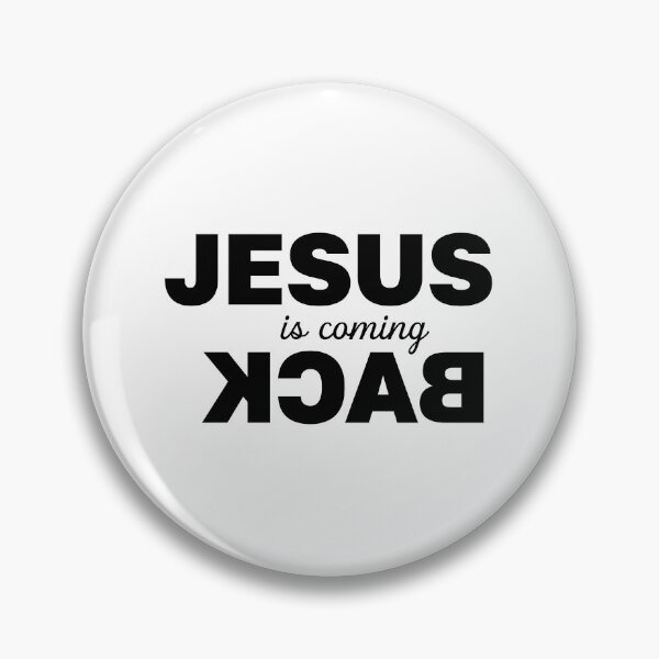 Item preview, Jesus Is Coming Back – Christian Faith Typography T-Shirt Design designed and sold by CrossCrafted.