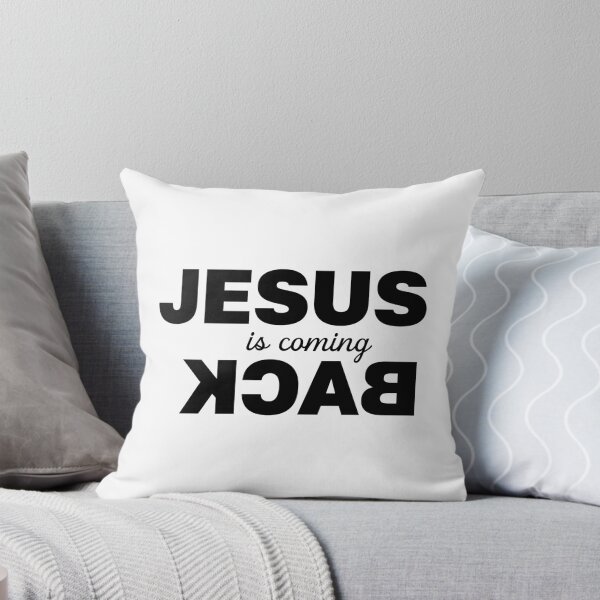Item preview, Jesus Is Coming Back – Christian Faith Typography T-Shirt Design designed and sold by CrossCrafted.