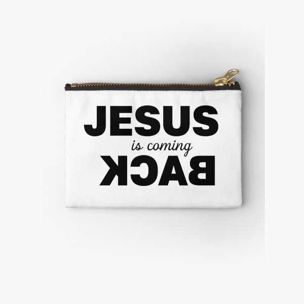 Item preview, Jesus Is Coming Back – Christian Faith Typography T-Shirt Design designed and sold by CrossCrafted.