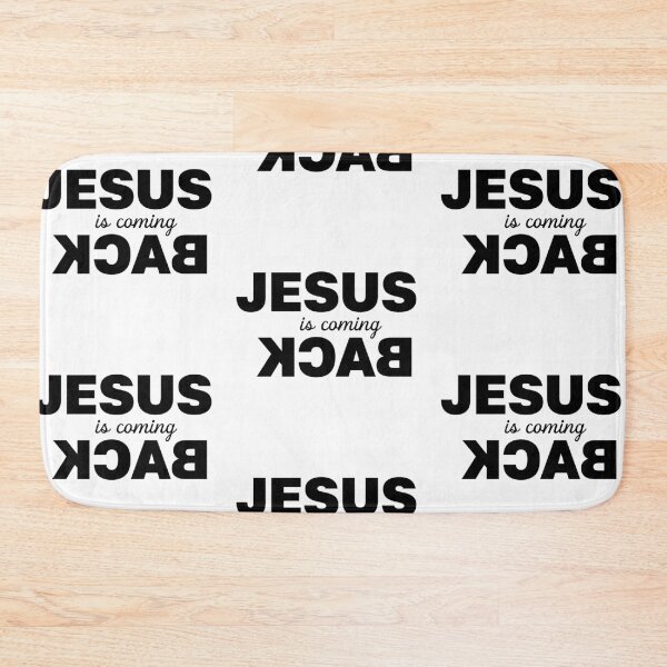 Item preview, Jesus Is Coming Back – Christian Faith Typography T-Shirt Design designed and sold by CrossCrafted.