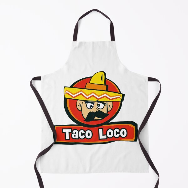 Item preview, Taco Loco Funny Sombrero Mexican Food Mascot Logo designed and sold by mseopr.