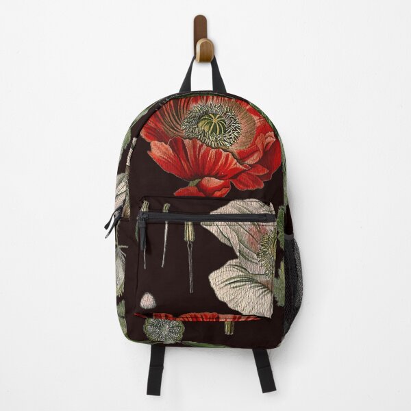 Item preview, Red Poppy flower Botanical Poppies designed and sold by valery-kenz.