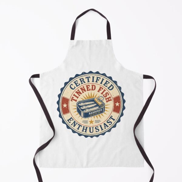 Item preview, Certified Tinned Fish Enthusiast seal designed and sold by BoosterShop.