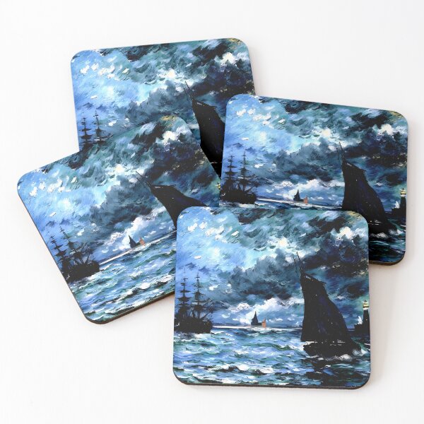 Item preview, Seascape, Night Effect designed and sold by artdesignsnow.