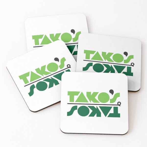 Item preview, Takos Takos Modern Green Typography Food Logo designed and sold by mseopr.
