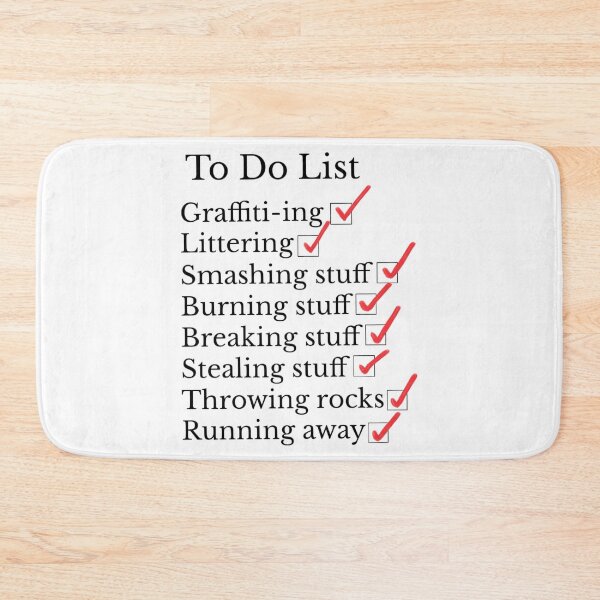Item preview, Hunt For The Wilderpeople To Do List designed and sold by zearyus.