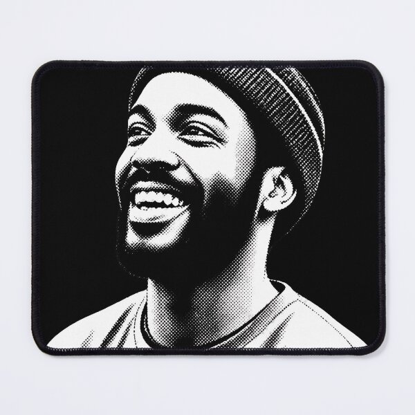 Item preview, Laughing Bearded Man Halftone Portrait designed and sold by Roy-F1-Design.