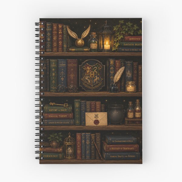Item preview, Magical Library Bookshelf – Cozy Dark Academia Fantasy designed and sold by NoMatterBaby.