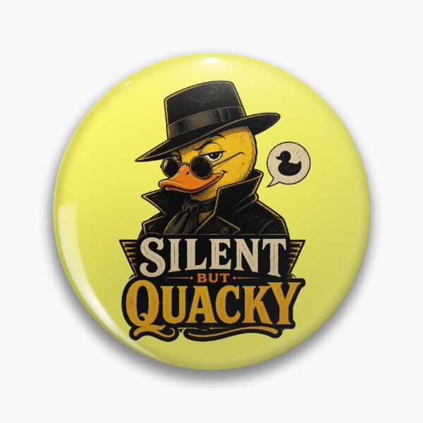 Item preview, Silent But Quacky – Mysterious Yellow Duck designed and sold by Cavalier-org.