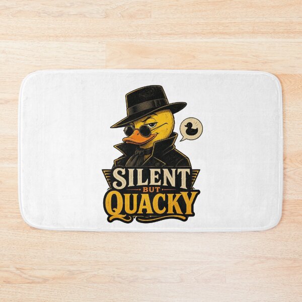 Item preview, Silent But Quacky – Mysterious Yellow Duck designed and sold by Cavalier-org.