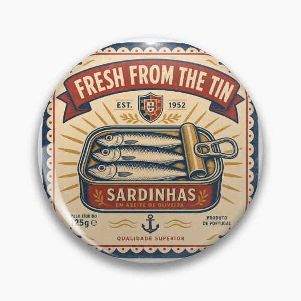 Item preview, Fresh From the Tin retro can label designed and sold by BoosterShop.