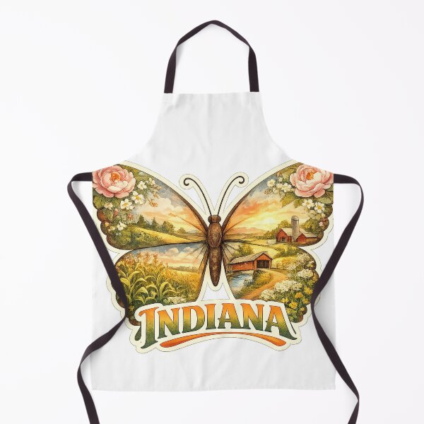 Item preview, Indiana State Soul Butterfly designed and sold by Whimspired By Paxx.