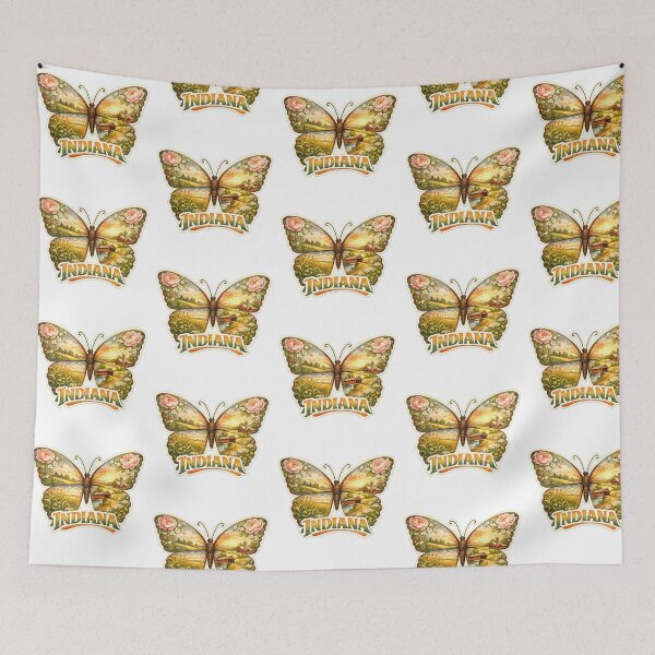 Artikelvorschau, Indiana State Soul Butterfly entworfen und verkauft von Whimspired By Paxx.