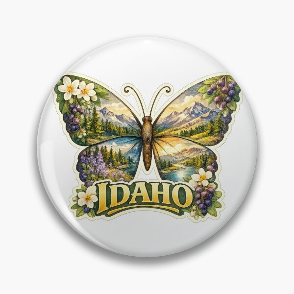 Item preview, Idaho State Soul Butterfly designed and sold by Whimspired By Paxx.