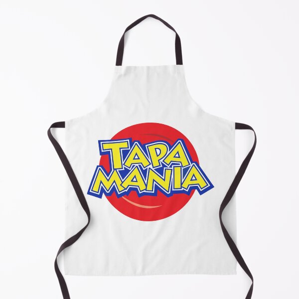 Item preview, Tapa Mania Bar de Tapas Españoles Logotipo Retro de Plato Rojo designed and sold by mseopr.