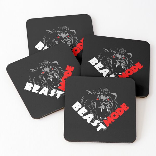 Item preview, Beast Mode Roaring Lion - Fierce Gym & Workout Motivation designed and sold by Shopeon Designs.