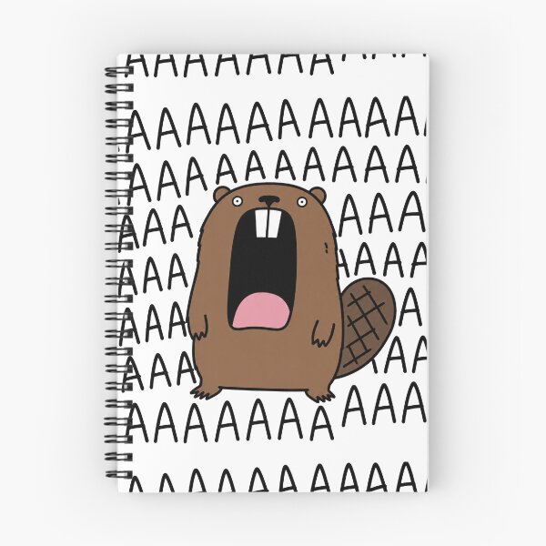 Item preview, Funny Beaver AAAAA Meme Screaming Beaver designed and sold by MonkiFlipp.