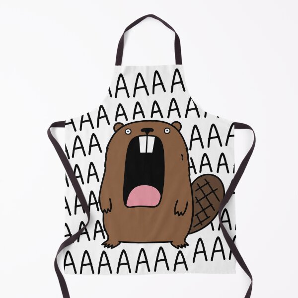 Item preview, Funny Beaver AAAAA Meme Screaming Beaver designed and sold by MonkiFlipp.