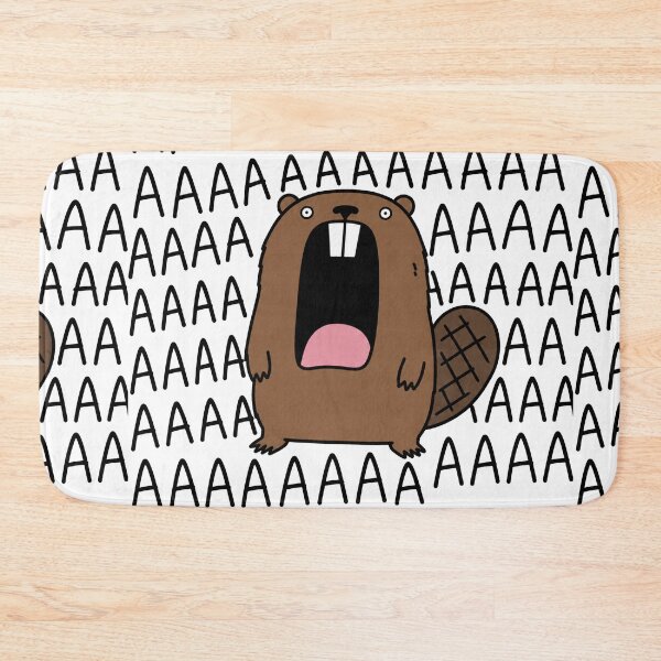 Item preview, Funny Beaver AAAAA Meme Screaming Beaver designed and sold by MonkiFlipp.