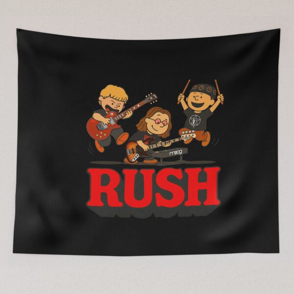 Item preview, Rush Band Charlie Brown Mashup (Action Variant) T-Shirt designed and sold by MaudSchneider.
