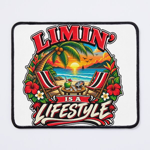 Item preview, Limin’ Is a Lifestyle – Trinidad Caribbean Saying designed and sold by CaribChroma.