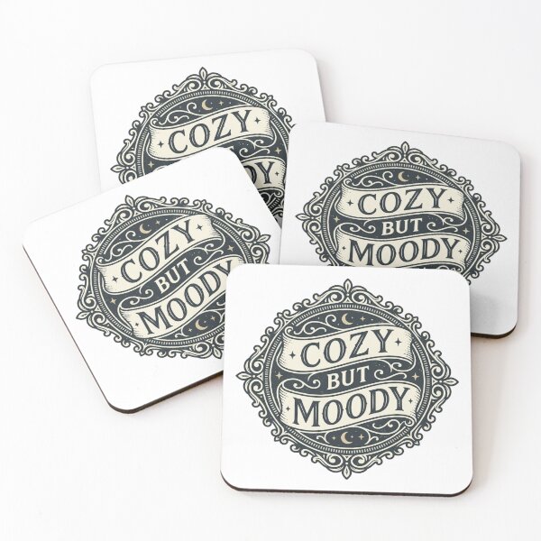 Item preview, Cozy But Moody Vintage Serif Crescent Moon designed and sold by KreatoLab.