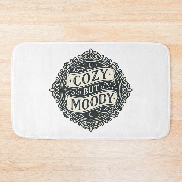 Item preview, Cozy But Moody Vintage Serif Crescent Moon designed and sold by KreatoLab.