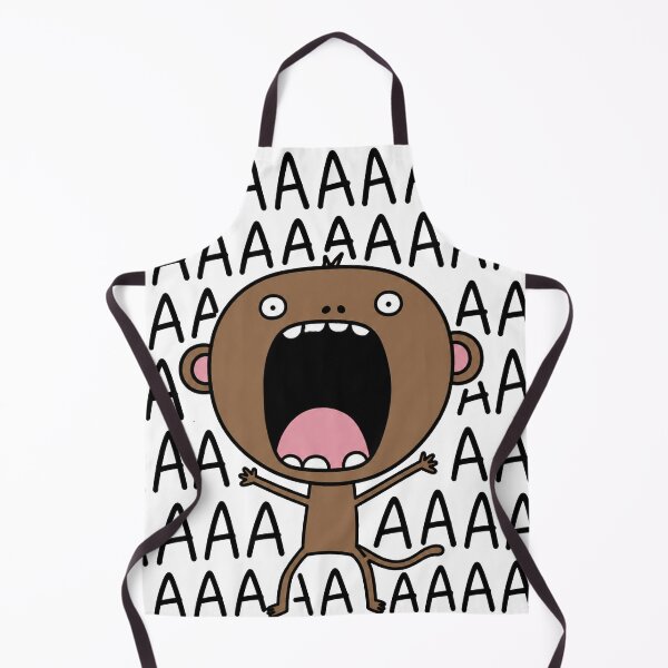Item preview, Funny Monkey AAAAA Meme Screaming Monkey designed and sold by MonkiFlipp.