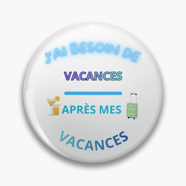 Item preview, I need a vacation after my vacation designed and sold by Les créations de Coco.