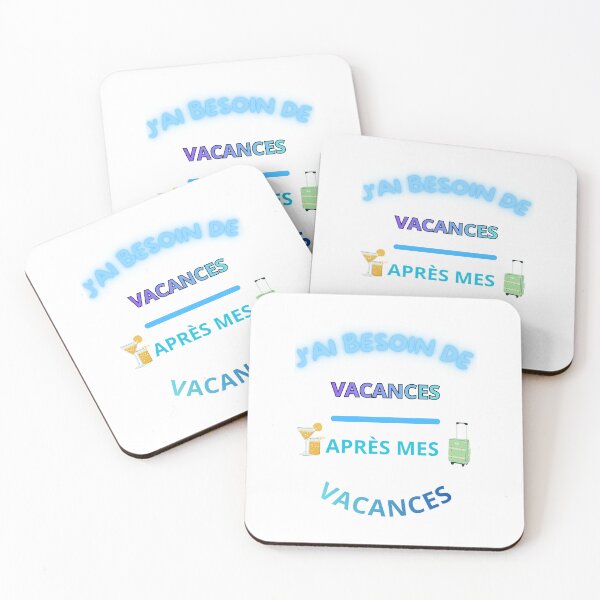 Item preview, I need a vacation after my vacation designed and sold by Les créations de Coco.