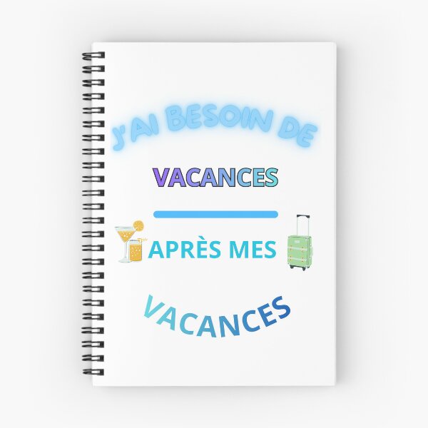 Item preview, I need a vacation after my vacation designed and sold by Les créations de Coco.