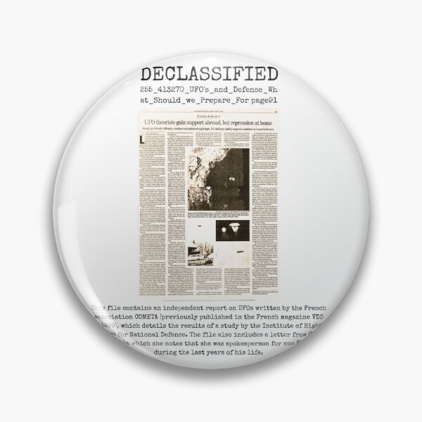 Item preview, UFO DECLASSIFIED 255_413270_UFO's_and_Defense_What_Should_we_Prepare_For page91 designed and sold by CG17s.