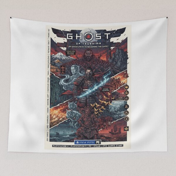 Item preview, Ghost Of Tsushima designed and sold by DorriSTanoma.
