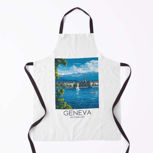 Artikelvorschau, Ein Pop-Art-Reisebild von Genf – Schweiz entworfen und verkauft von OnJaysWingss.