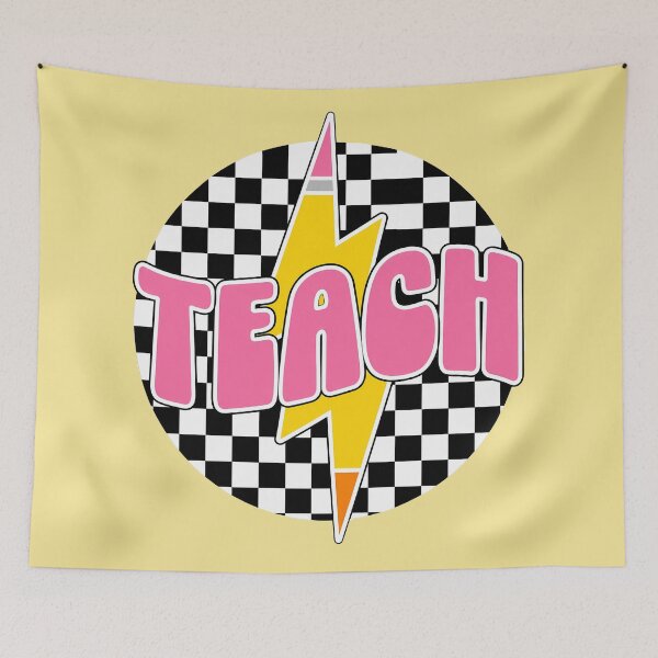 Item preview, Checkered Teach, Back to School designed and sold by Verominunus.