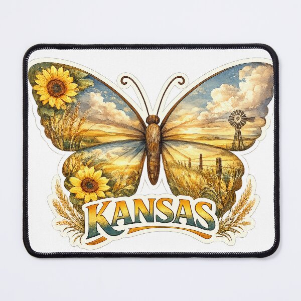 Item preview, Kansas State Soul Butterfly designed and sold by Whimspired By Paxx.