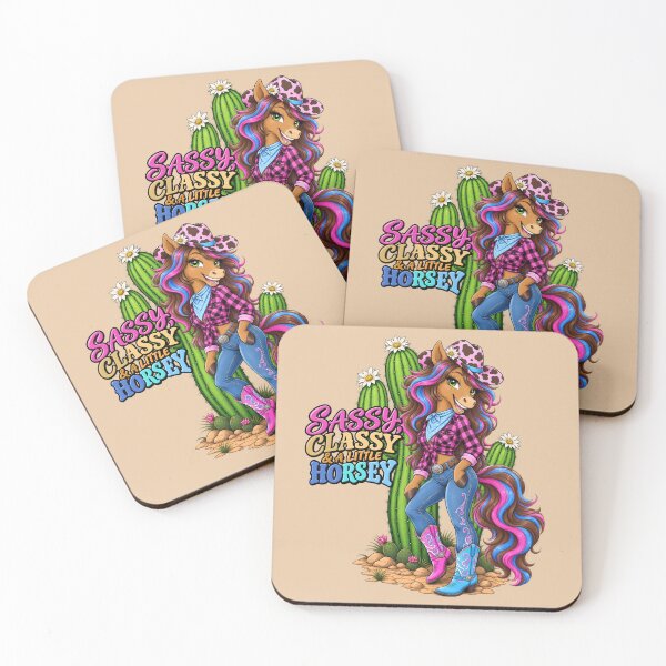 Item preview, Sassy Classy & A Little Horsey – Funny Cowgirl Horse Shirt designed and sold by Aimetoi.