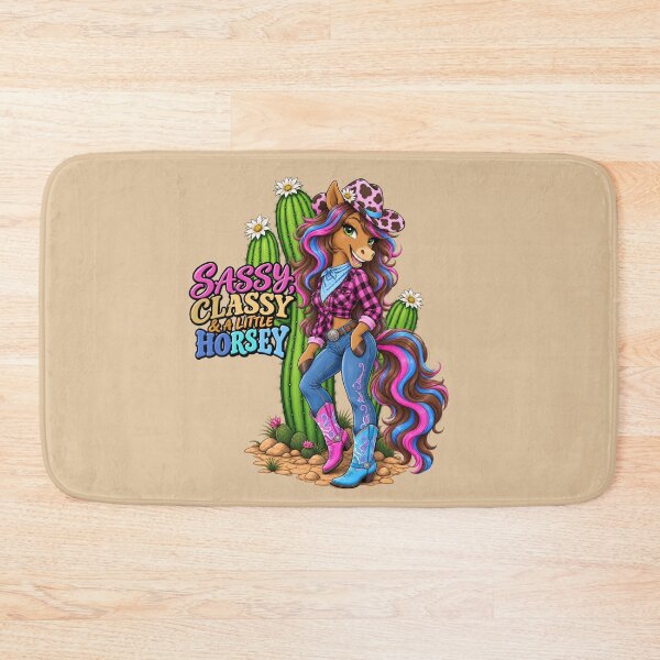 Item preview, Sassy Classy & A Little Horsey – Funny Cowgirl Horse Shirt designed and sold by Aimetoi.