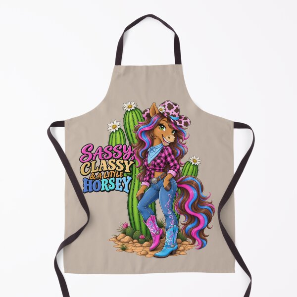 Item preview, Sassy Classy & A Little Horsey – Funny Cowgirl Horse Shirt designed and sold by Aimetoi.