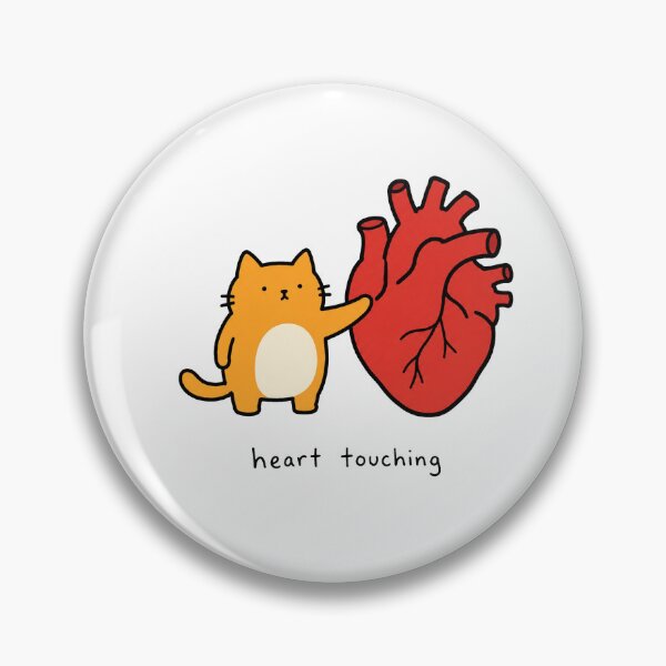 Item preview, Heart Touching Cat Meme designed and sold by MonkiFlipp.