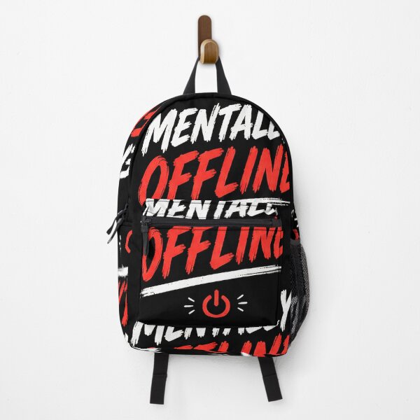 Item preview, Mentally Offline – Funny Introvert Social Battery Quote designed and sold by Abidel.