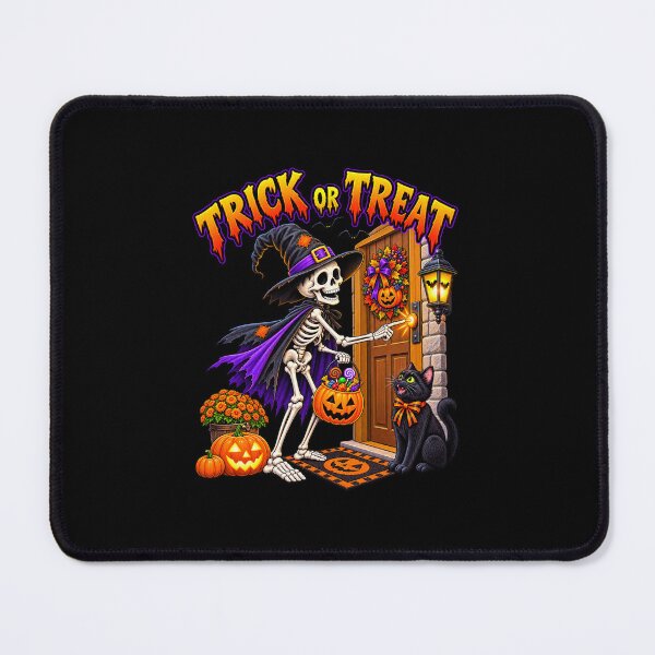 Item preview, Trick or Treat – Skeleton at the Door designed and sold by LnsCreations.