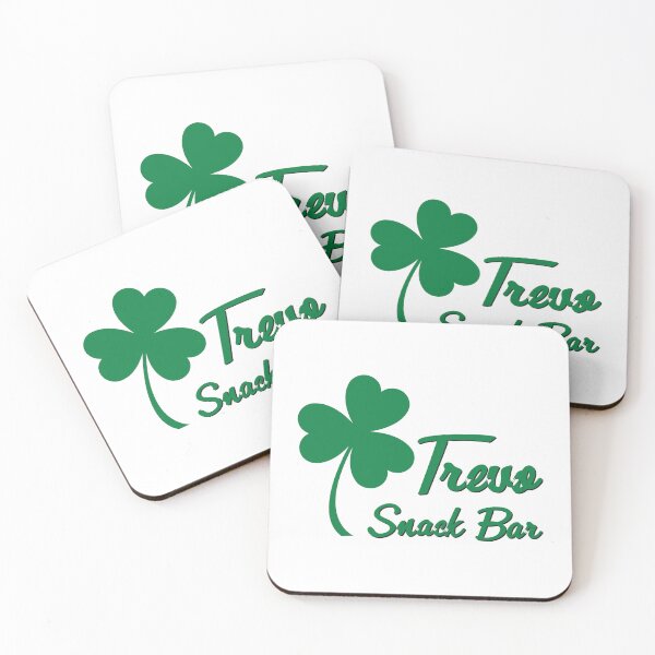 Item preview, Trevo Snack Bar Shamrock Lucky Clover Green Logo designed and sold by mseopr.
