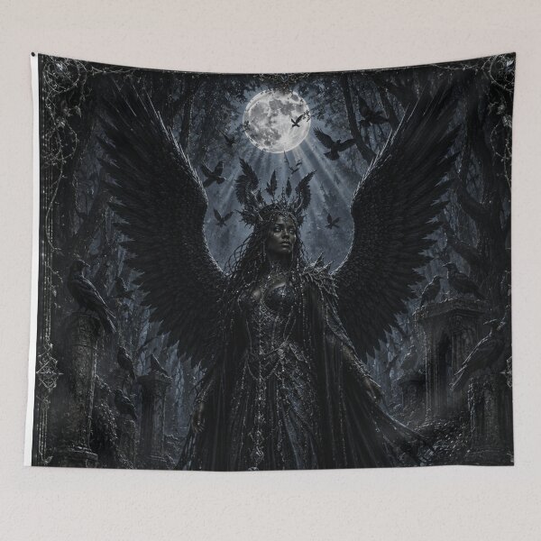 Item preview, Raven Angel Queen – Mistress of the Enchanted Forest designed and sold by i-corp.