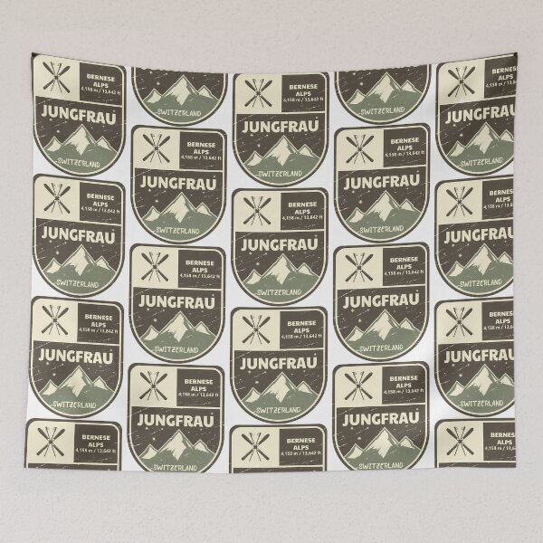 Item preview, Jungfrau Bernese Alps Switzerland designed and sold by OnJaysWingss.