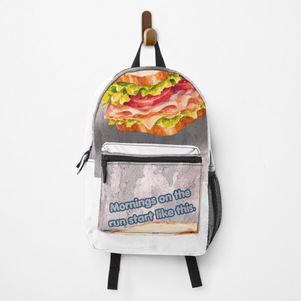 Item preview, Mornings on the Run Sandwich – Funny Breakfast Food Design designed and sold by PetruArtDesigns.