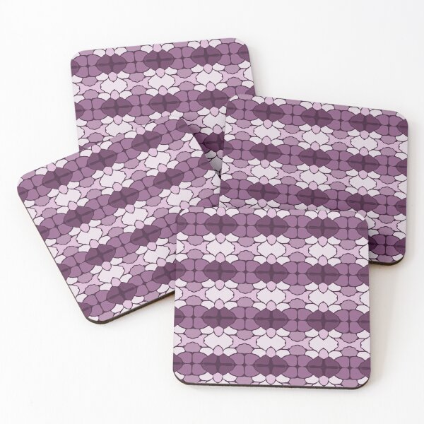 Item preview, Geometric seamless pattern with diamond tiles in dusty pink and white vector background designed and sold by Manyart13031992.